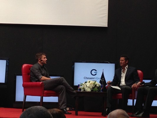 Felix Baumgartner at MENA Cristal Festival